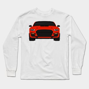 Shelby GT500 2020 Race-Red + Black roof Long Sleeve T-Shirt